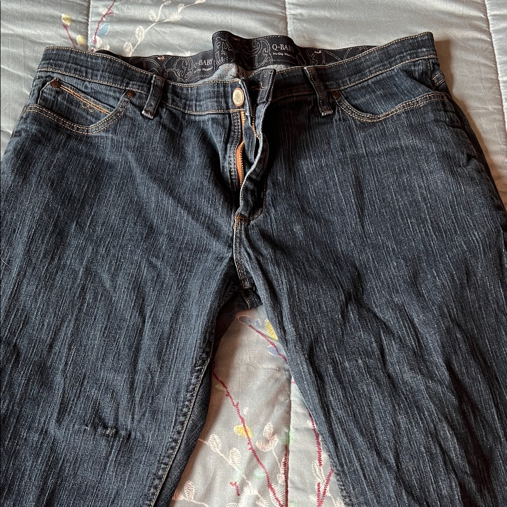 Wrangler q-baby Dark Blue Women's Jeans